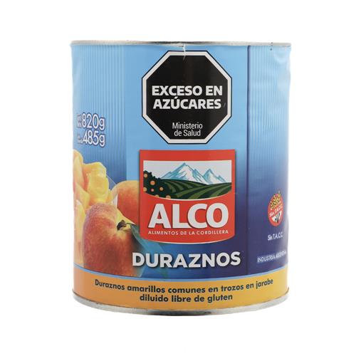 DURAZNOS EN TROZOS ALCO X820GRS