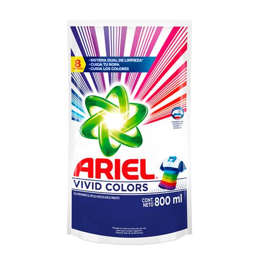 JABON LIQUIDO VIVID COLORS ARIEL DP x800ml