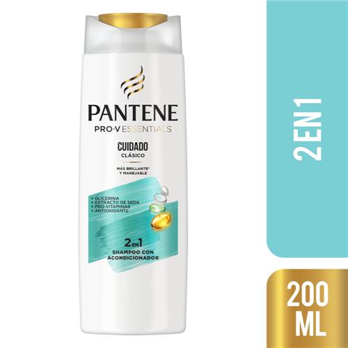 SHAMPOO Y ACONDICIONADOR 2 EN 1 CLASICO PANTENE x 200ml