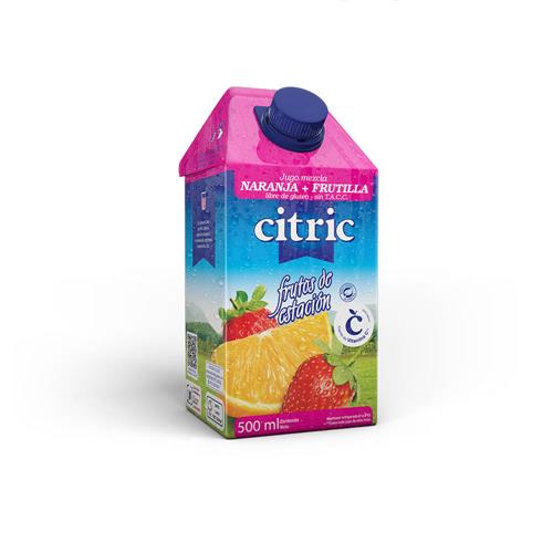 JUGO NARANJA FRUTILLA CITRIC X 500ML