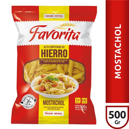 FIDEOS MOSTACHOL FAVORITA x 500gr