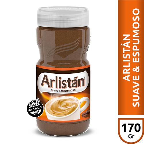 CAFE SUAVE Y ESPUMOSO ARLISTAN x170grs