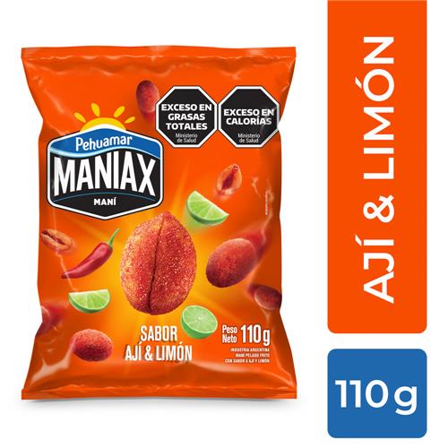 MANIAX PEHUAMAR AJI Y LIMON x 110g