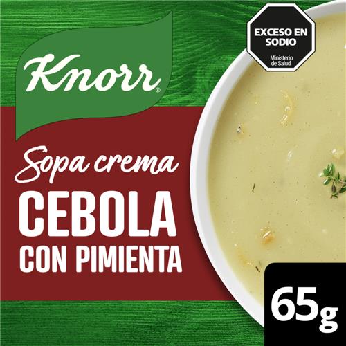 SOPA CREMA CEBOLLA C/PIMIENTA KNORR x 65g