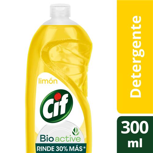 DETERGENTE CIF BIO ACTIVE LIMON x 300ml