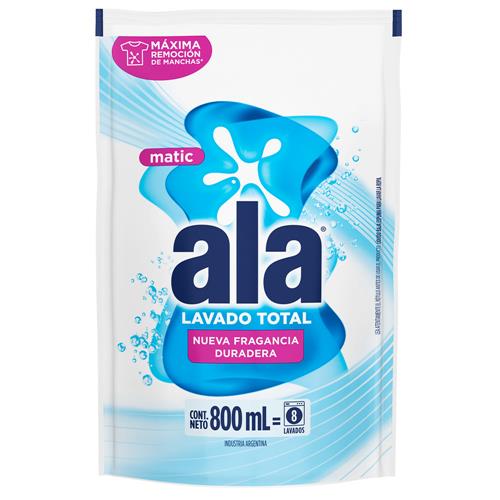 JABON LIQUIDO ALA MATIC x800ml
