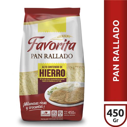 PAN RALLADO FAVORITA x 450g