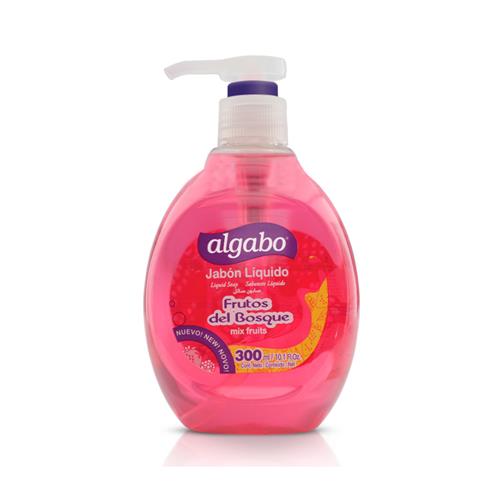 JABON LIQUIDO ALGABO C/DOSIF FRUT DEL BOSQUE x 300ml