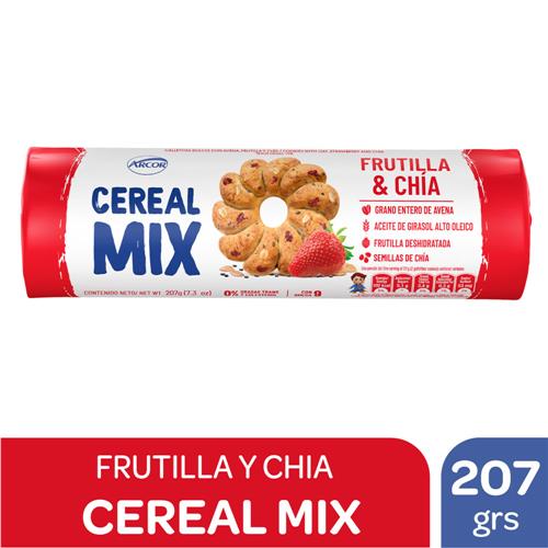 GALLETITAS CEREAL MIX FRUT Y CHIA x 207g