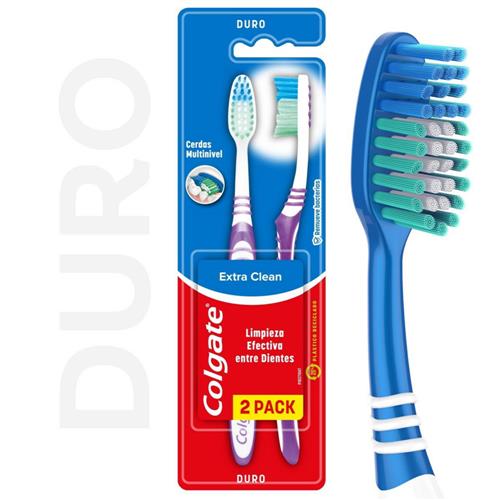 CEPILLO DENTAL COLGATE  EXTRA CLEAN X2