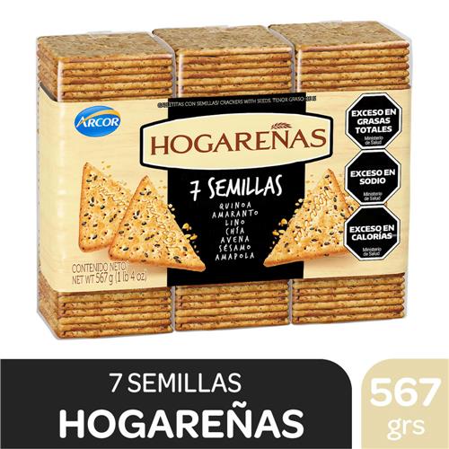 GALLETITAS 7 SEMILLAS HOGAREÑAS x3