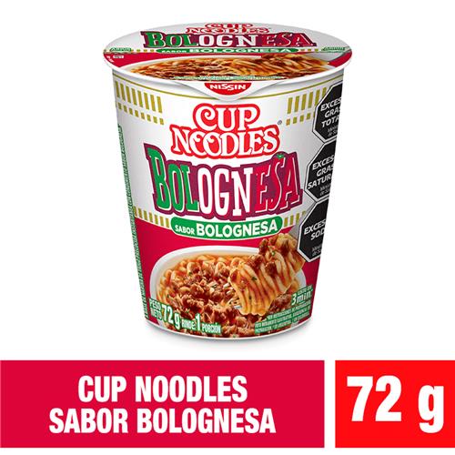 CUP NOODLES SABOR BOLOGNESA x 67g