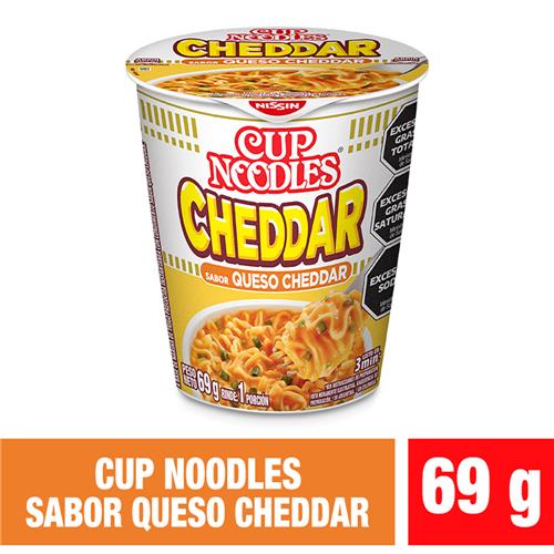 CUP NOODLES SABOR QUESO CHEDDAR x 68g