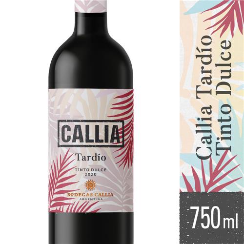 VINO TARDIO TINTO DULCE CALLIA x 750ml