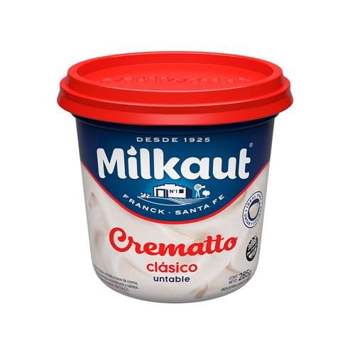 QUESO CREMATTO CLASICO MILKAUT x 285g