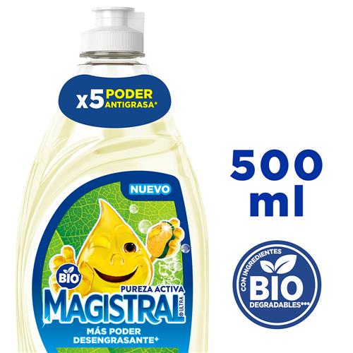 DETERGENTE PUREZA ACTIVA MAGISTRAL x500ml