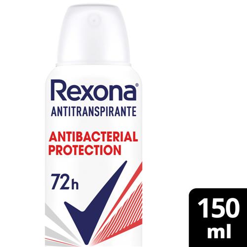 ANTITRASPIRANTE MUJER ANTIBACTERIAL REXONA  150 ml