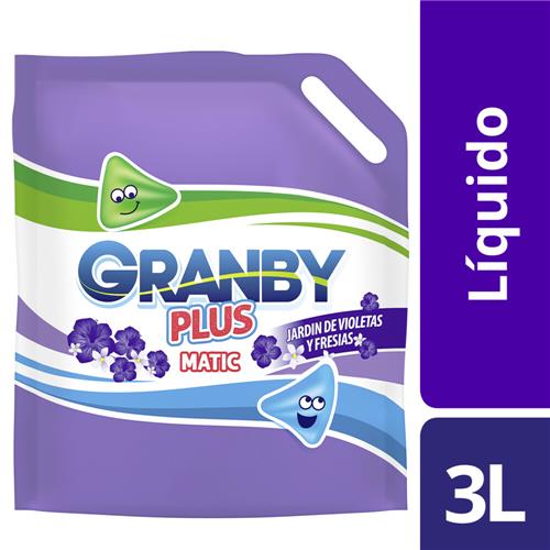 JABON LIQUIDO VIOLETAS Y FRESIAS GRANBY DP x3lts