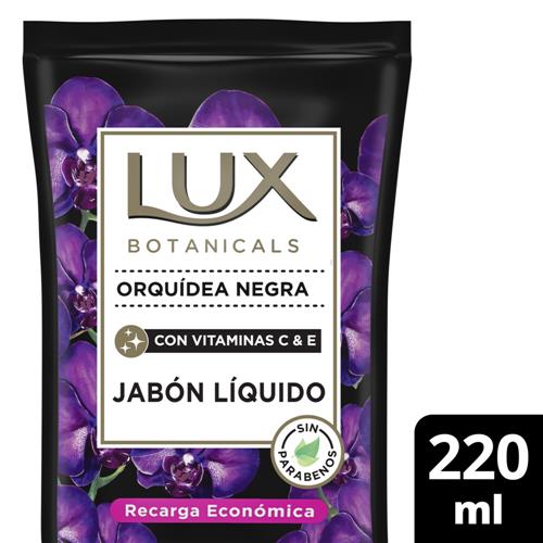 JABON LIQUIDO LUX ORQUIDEA NEGRA DP x 220ml