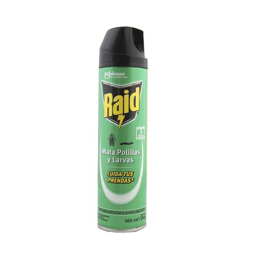 RAID  MATA POLILLAS Y LARVAS x 360 cm3