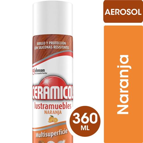 LUSTRAMUEBLES NARANJA CERAMICOL x360ml