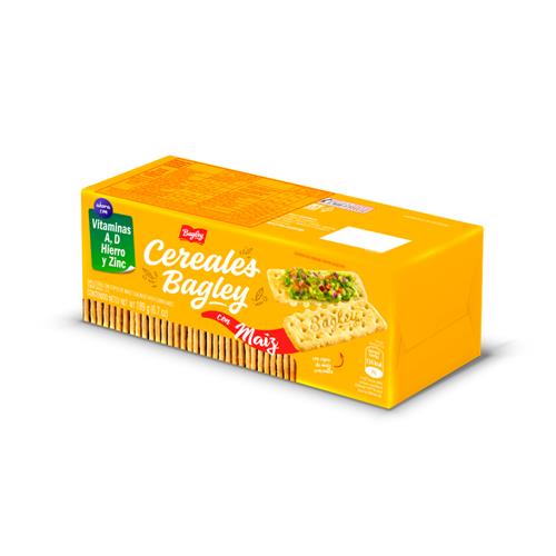 GALLETITAS CEREALES BAGLEY MAIZ x 181g