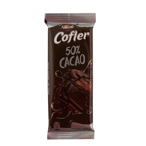 CHOCOLATE 50% CACAO COFLER x 55grs