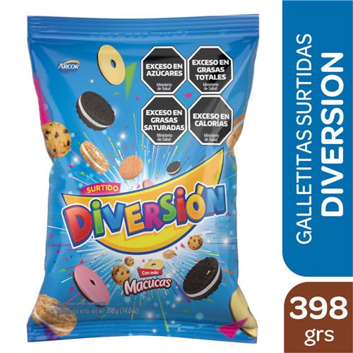 GALLETITAS DIVERSION SURTIDAS ARCOR x 398 g