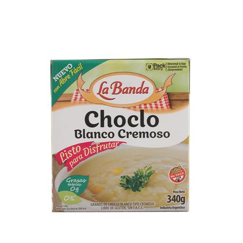 CHOCLO BLANCO CREMOSO LA BANDA x 340g