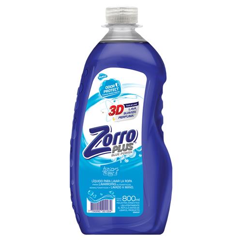 JABON LIQ BLUE POWER ZORRO BOT x800ml