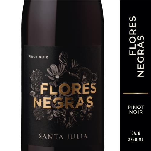 VINO SANTA JULIA PINOT NOIR FLORES NEGRAS x750ml