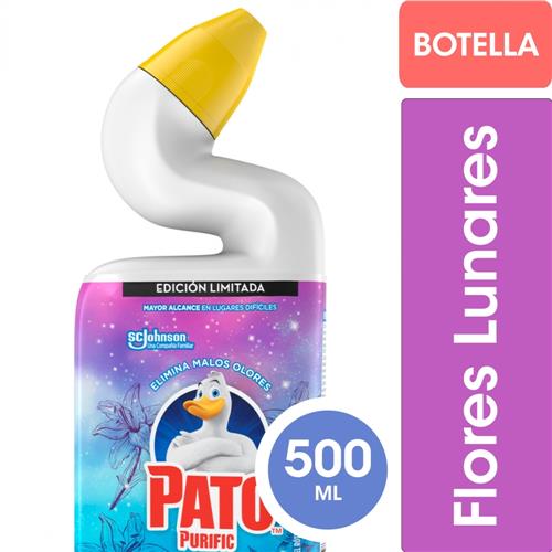 LIMPIADOR EN GEL FLORES LUNARES PATO PURIFIC x 500 ml