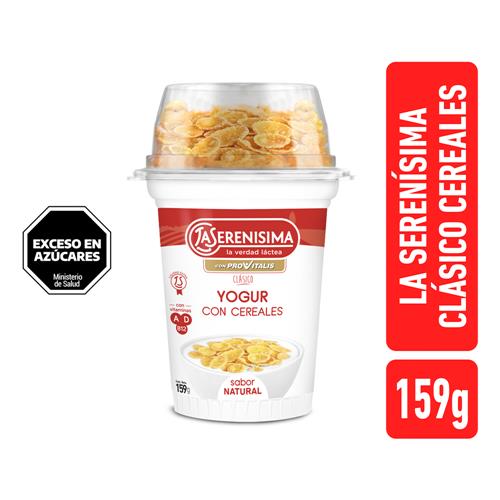YOGUR C/CEREAL VAINILLA LA SERENISIMA x159grs