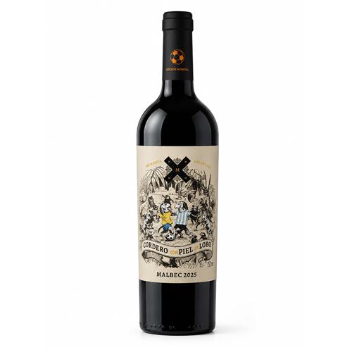 VINO CORDERO CON PIEL DE LOBO MALBEC x 750ml