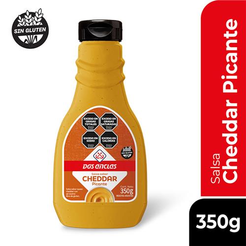 SALSA CHEDDAR PICANTE DOS ANCLAS x350grs