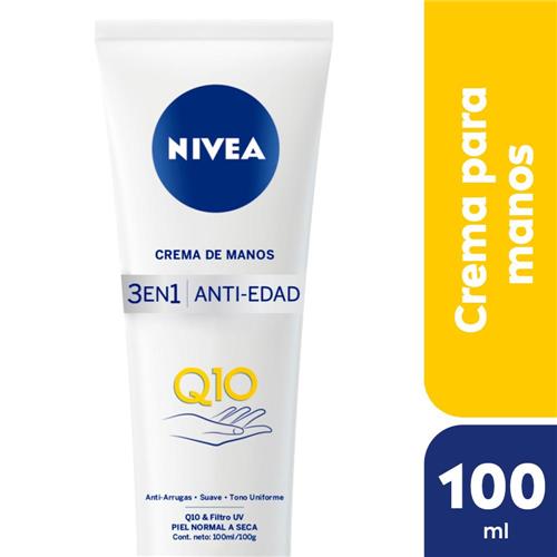 CREMA MANOS ANTI EDAD Q10 NIVEA 100ml