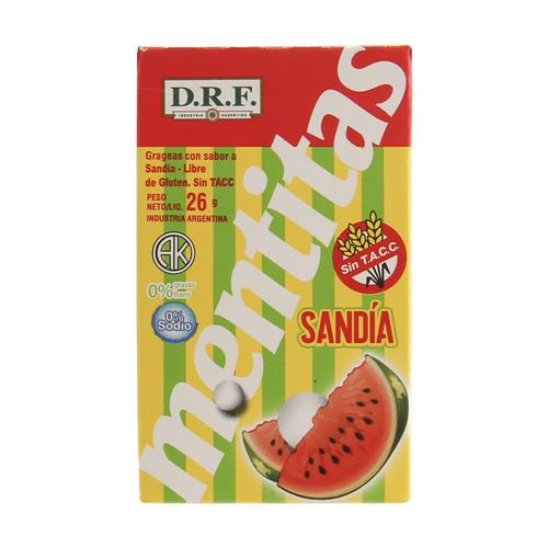MENTITAS SANDIA SIN TACC 26g
