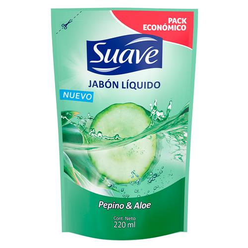 JABON LIQUIDO PEPINO Y ALOE DP SUAVE x 220ml