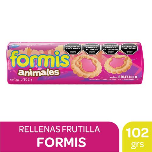 GALLETITAS FORMIS FRUTILLA x 102g