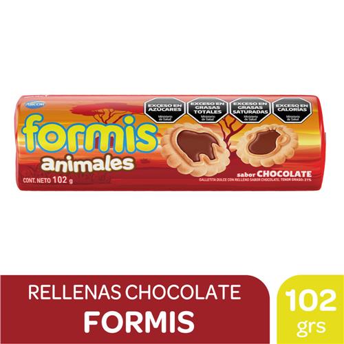 GALLETITAS FORMIS CHOCOLATE x 102g