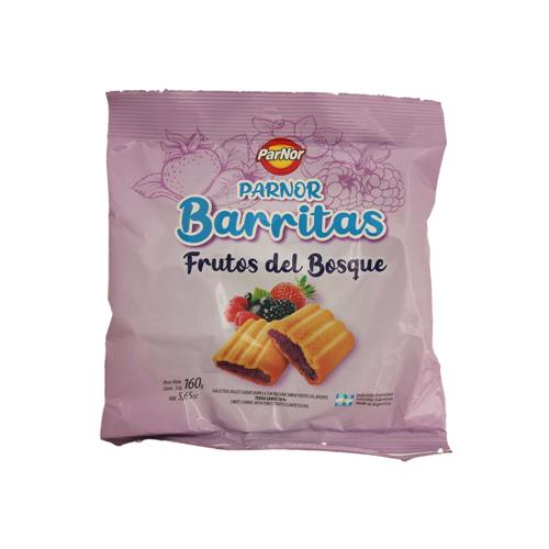 GALLETITAS BARRITAS FRUTOS DEL BOSQUE X160GRS