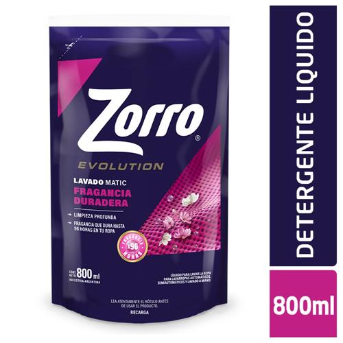 JABON LIQUIDO ESCUDO PROT ZORRO DP x 800 ml