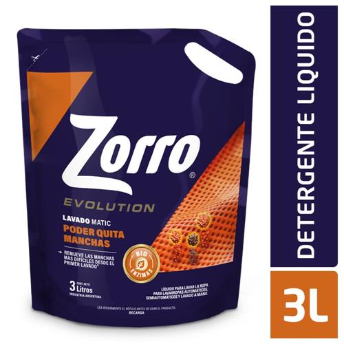 JABON LIQUIDO EVOLUTION DP ZORRO x 3L