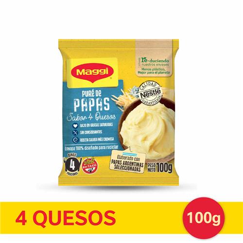PURE DE PAPAS SAB 4 QUESOS x200gr MAGGI