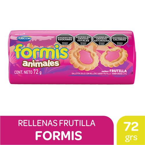 GALLETITAS FORMIS FRUTILLA x 72g