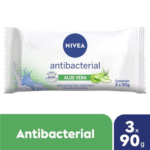 JABON ANTIBAC ALOE VERA NIVEA 3 x 90g