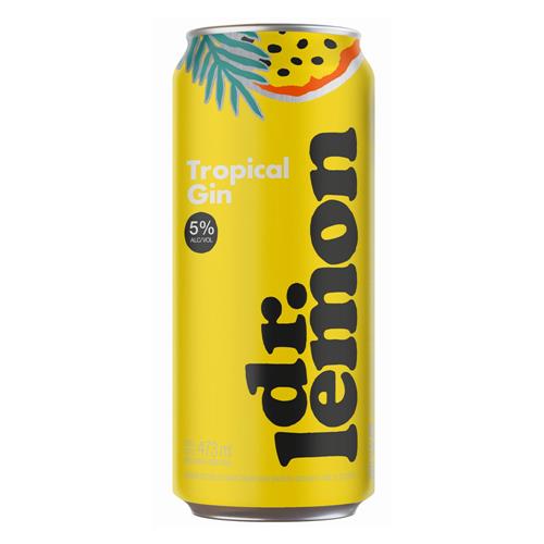 DR LEMON TROPICAL GIN x 473ml
