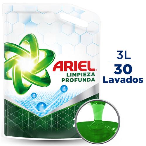 JABON LIQUIDO LIMPIEZA PROFUNDA ARIEL x 3 lt