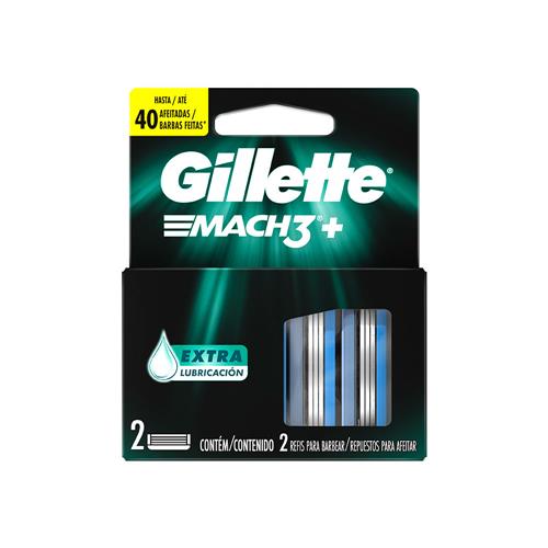 CARTUCHO ORIGINAL GILLETTE MACH 3 x2u