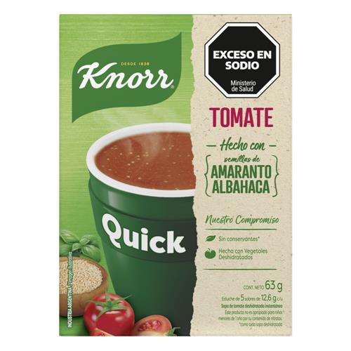 SOPA QUICK TOMATE AMARANTO KNOR X63G